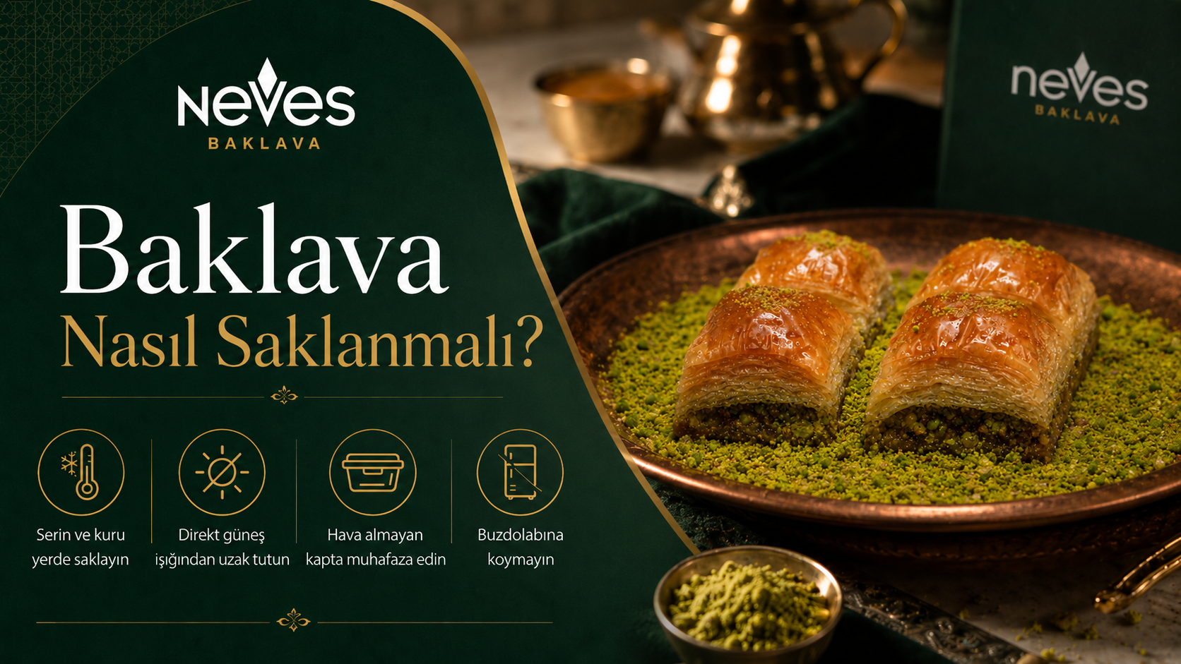 Baklava Nasıl Saklanmalı?
